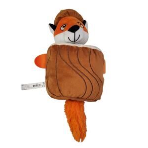 KONG Huggz Hiderz Fox Plush Dog Toy RARE HTF 11"